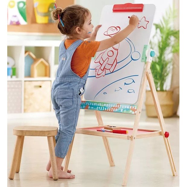 Ξυλινος Πινακας Hape Early Explorer Flip Flat Easel - E1063