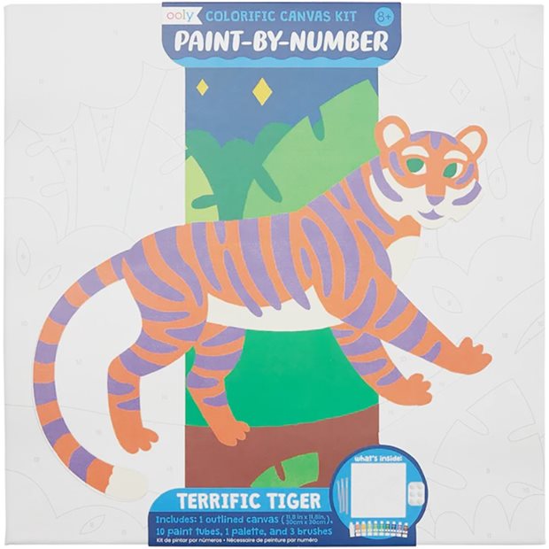 Ooly Paint By Number Ζωγραφικη Terrific Tiger - 161-051