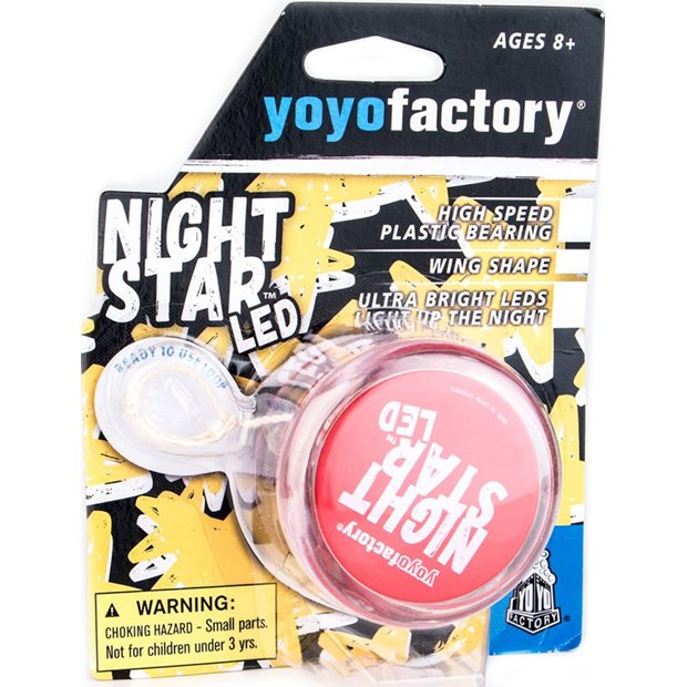 Παιδικο YoYo Nightstar LED Clear Red YoYoFactory - YO-246