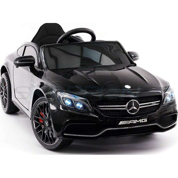 Ηλεκτροκίνητο Αυτοκίνητο Mercedes Benz C63s Original 12V - Μαύρο | Skorpion Wheels - 5246063