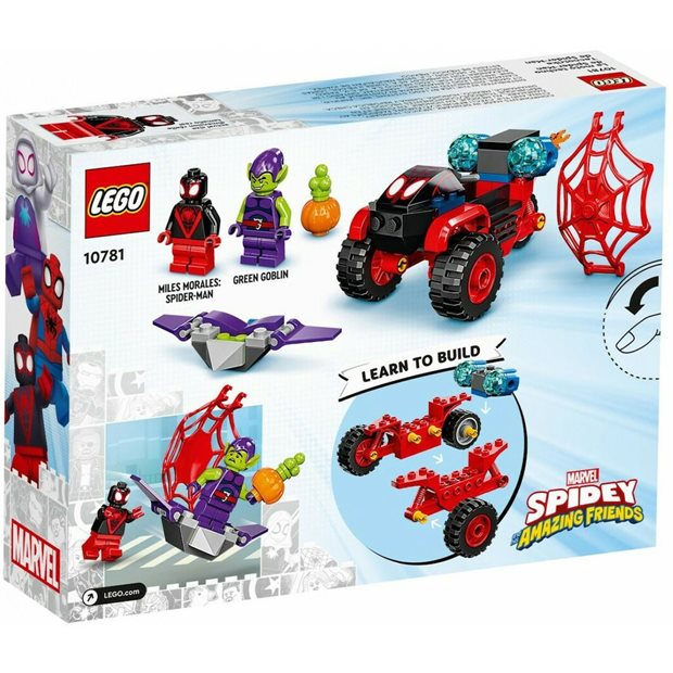 Lego Marvel Miles Morales Spider-man Techno Trike - 10781