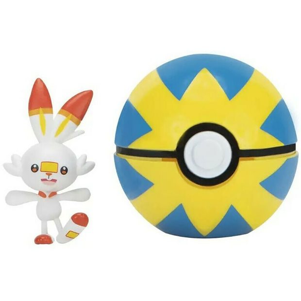 Φιγουρα Pokemon & Poke Ball Clip N Go 6-Σχεδια - JW095057-E