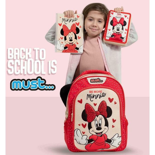 Παιδικο Σακιδιο Πλατης Δημοτικου Disney Minnie Mouse Be More - 000562945
