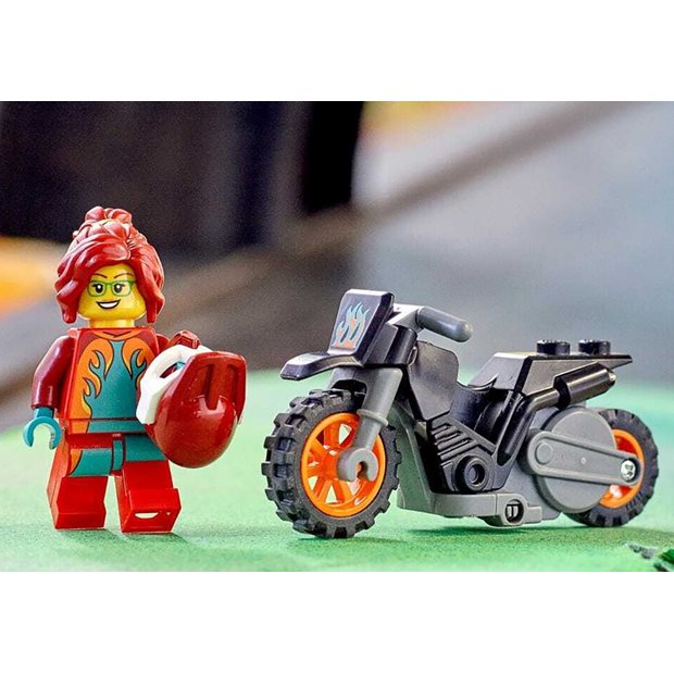 Lego City Fire Stunt Bike Με Κωδικο - 60311