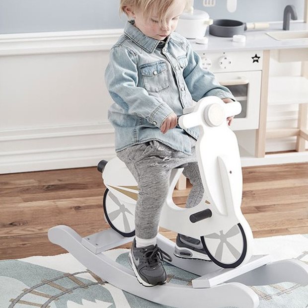 Κουνιστό Scooter Kids Concept Γκρι - Λευκό - 1000160
