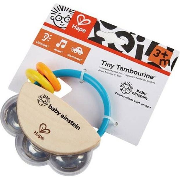 Ξύλινο Tiny Tambourine Hape Kids II - 12011